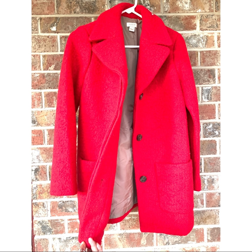 J. Crew Red Coat